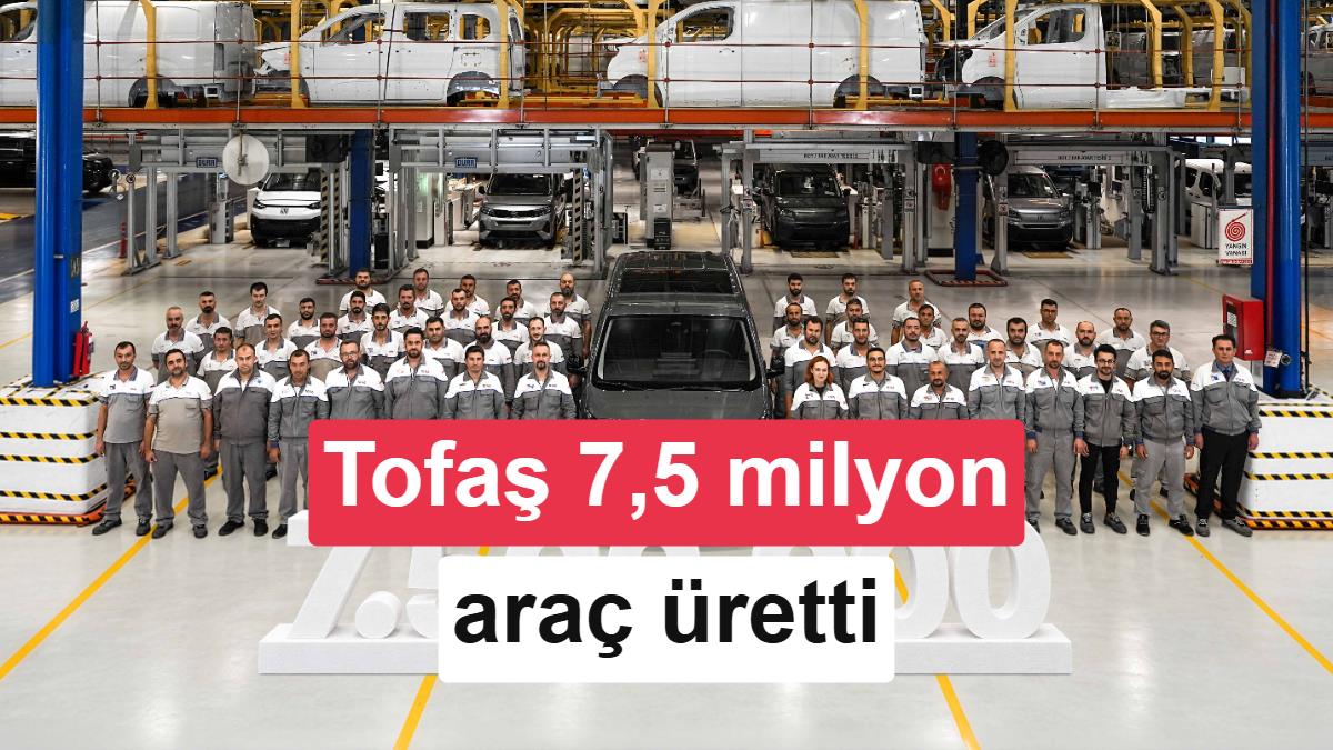 Tofaş, 7,5 Milyonuncu Aracını Üretti