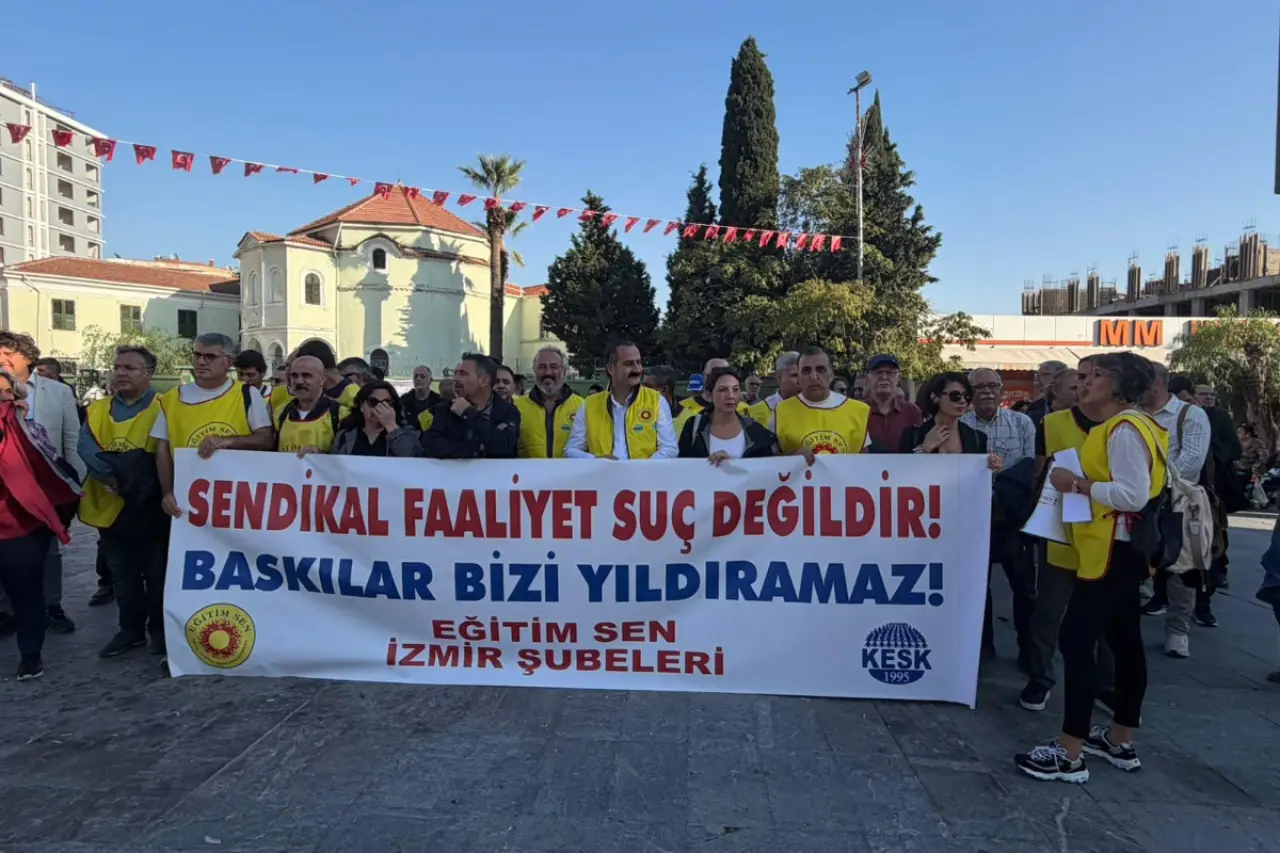 Eğitim Sen İzmir Şubeleri: Sendikal Faaliyet Suç Değildir, Engellenemez