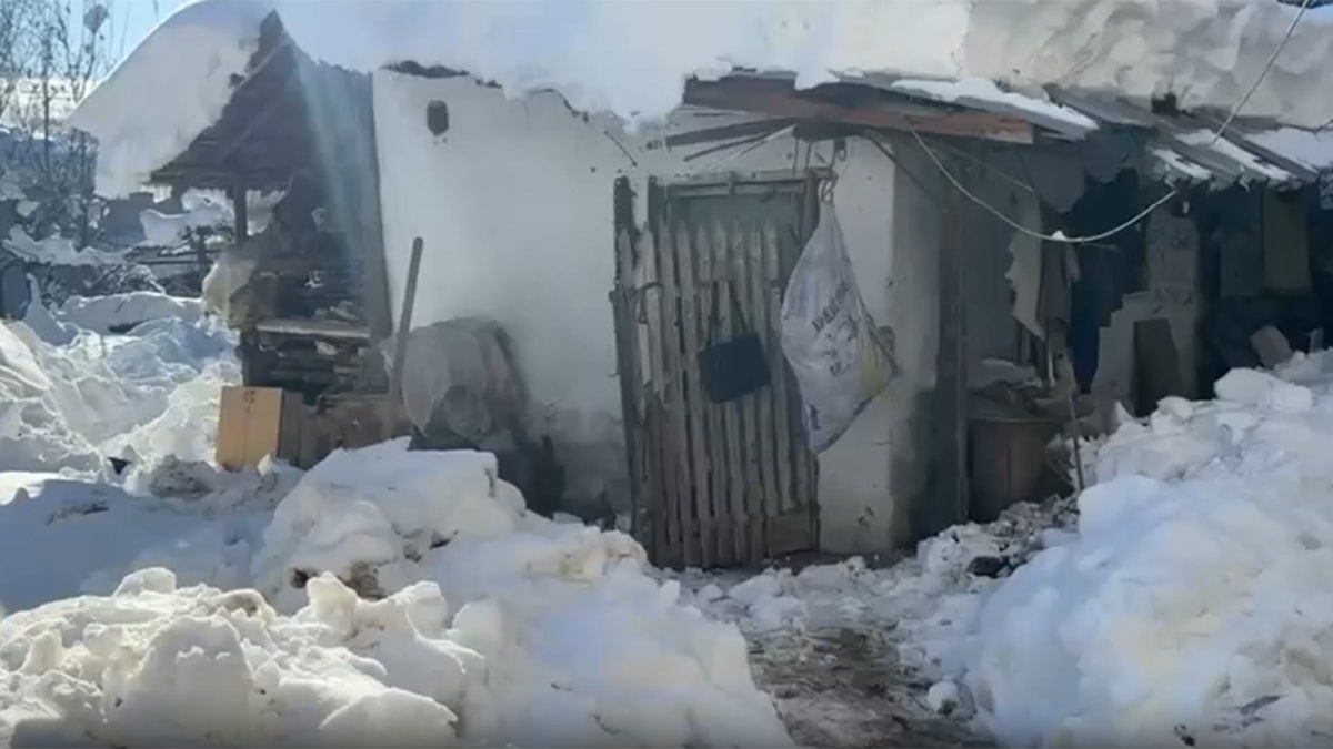 80 yaşındaki kadın bahçede donmuş halde ölü bulundu