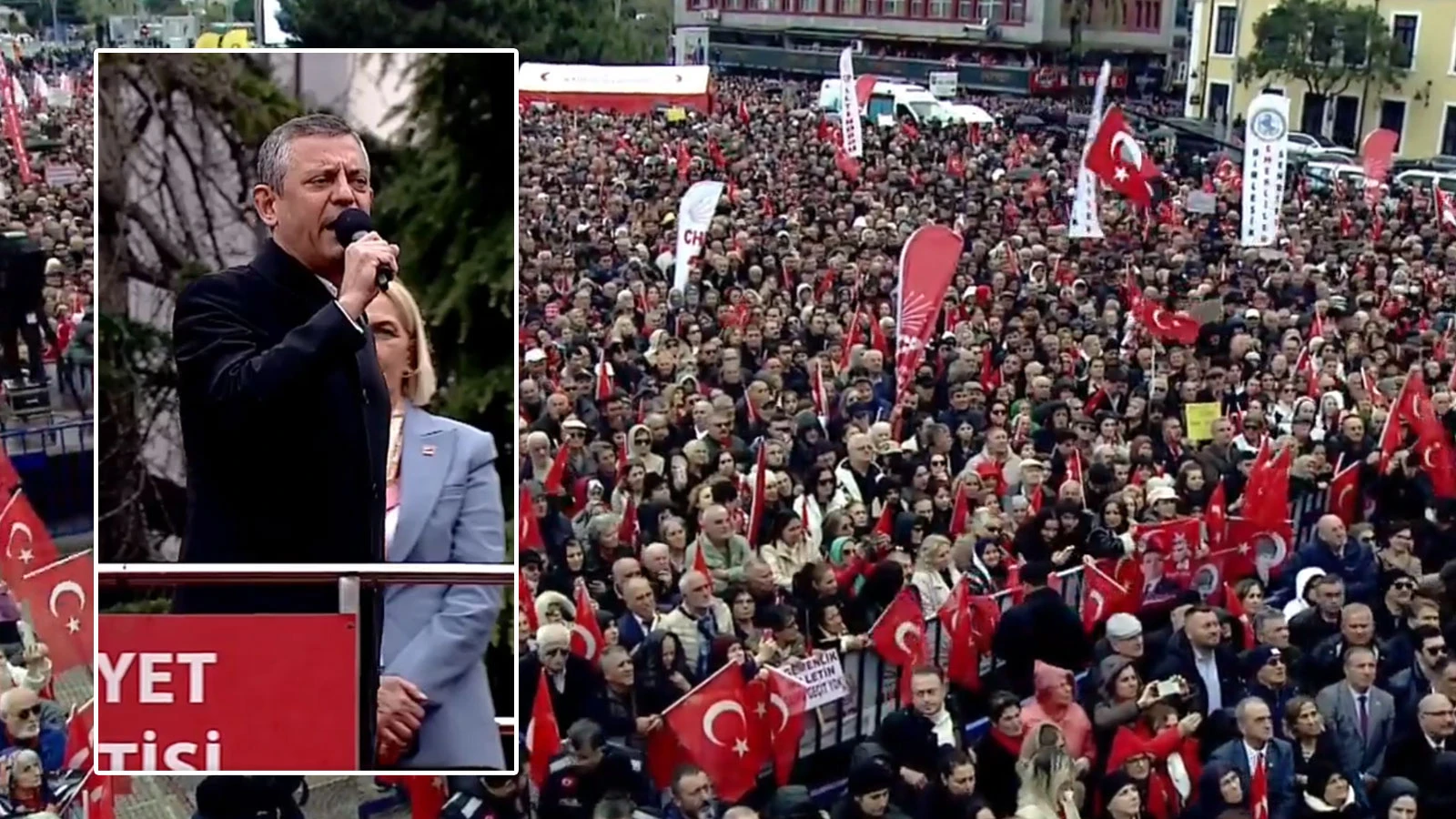 Özgür Özel'den Samsun mitinginde açıklamalar: Millet sandık istiyor