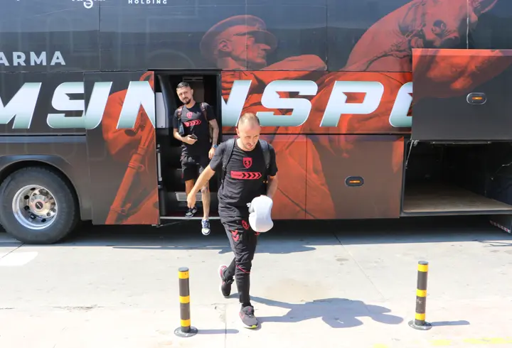 Samsunspor, Panathinaikos maçı için Atina’ya gitti