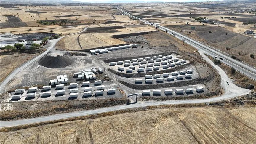 Kayseri'de olası afetler için yaklaşık 500 kişilik konteyner kent hazır