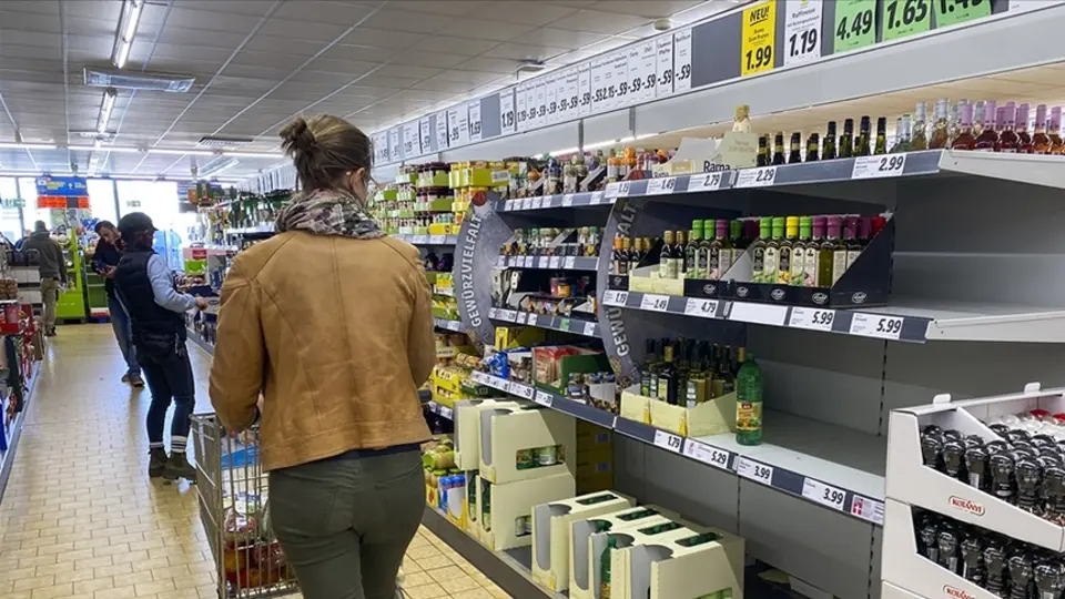 Euro Bölgesi'nde enflasyon beklentilere parelel