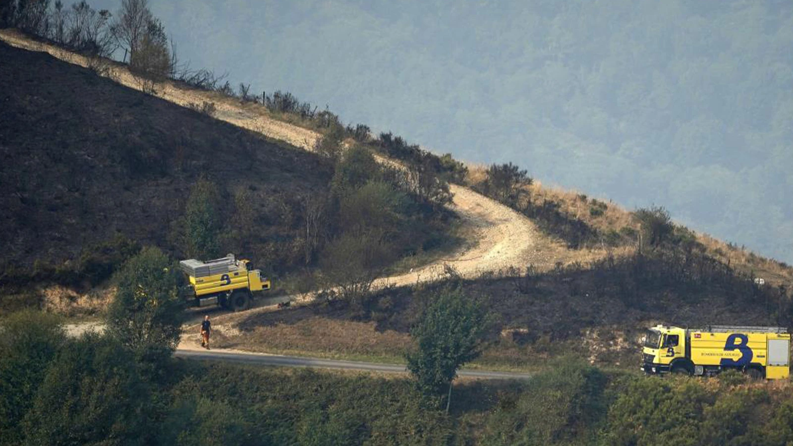 İspanya'daki orman yangınında 1 gönüllü itfaiyeci hayatını kaybetti