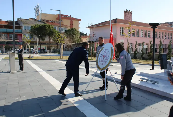 Çanakkale'de 14 Mart Tıp Bayramı dolayısıyla tören düzenlendi