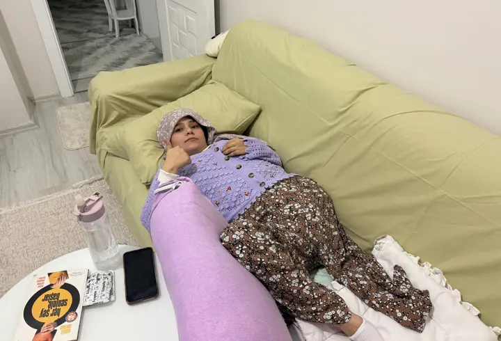 Depremde bacağını kaybeden Ahsen: 6 Şubat benim ikinci doğum günüm