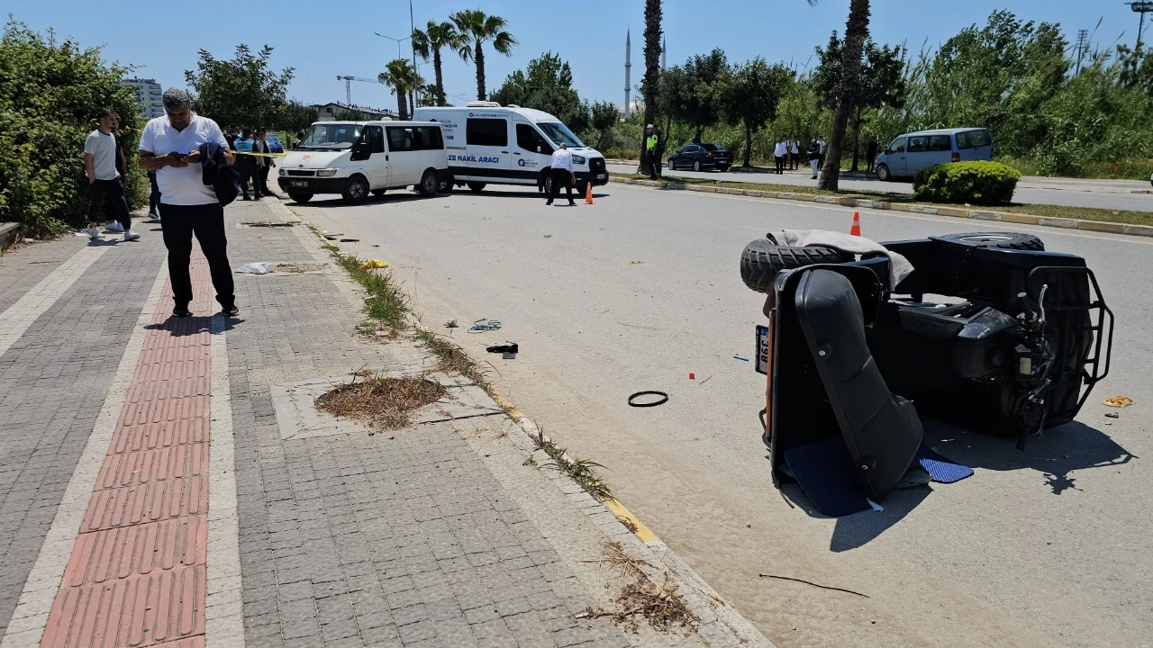 Antalya'da ATV kazası: 2 kişi hayatını kaybetti