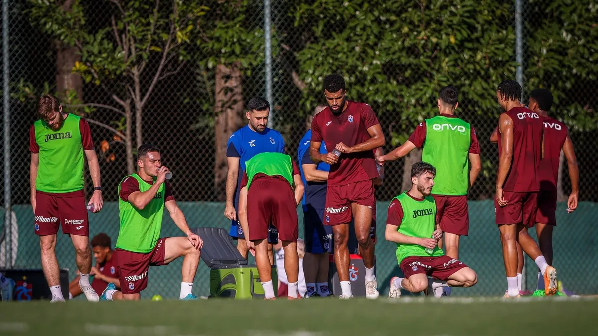Trabzonspor Gaziantep FK çalışmalarını sürdürdü