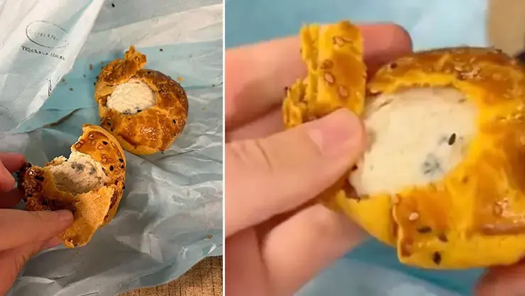 Poğaçadan Çıkanlar Mide Bulandırdı! 'Bebeğime Bir Şey Olsaydı Hesabını Kim Verecekti?'