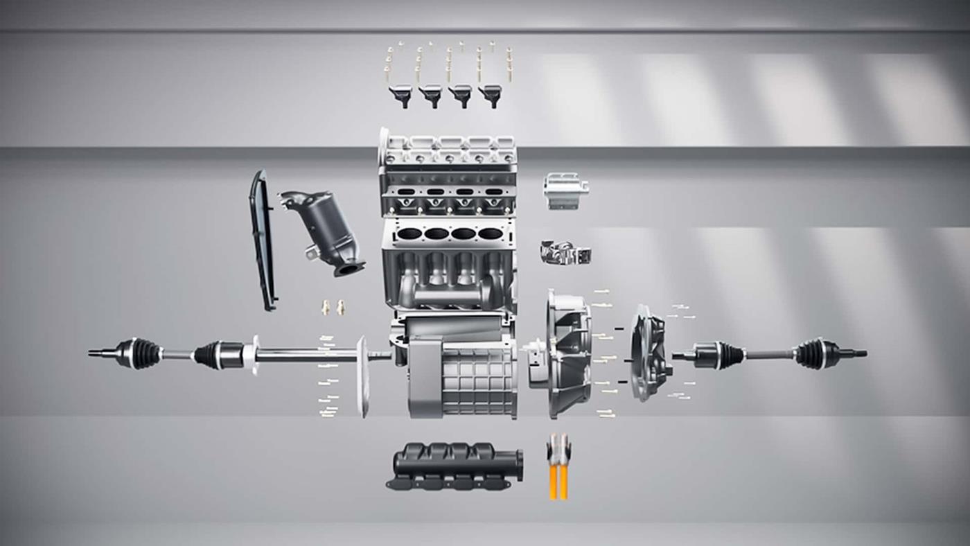 100 km'de 3,3 litre yakıt tüketen yeni hibrit motor