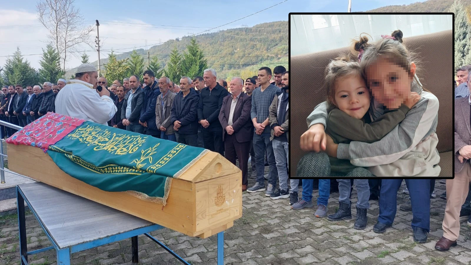 Minik Eslem son yolculuğuna kocaman bir tabutla uğurlandı