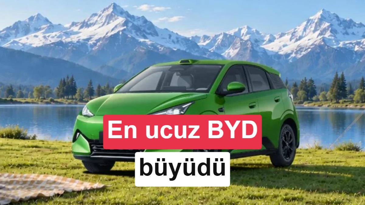 BYD'nin en ucuz elektriklisi büyüdü: Lidarlı Seagull 20 Ekim'de tanıtılacak