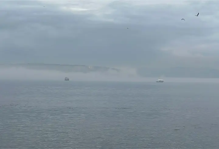 Çanakkale Boğazı, sis nedeniyle çift yönlü olarak ulaşıma kapatıldı
