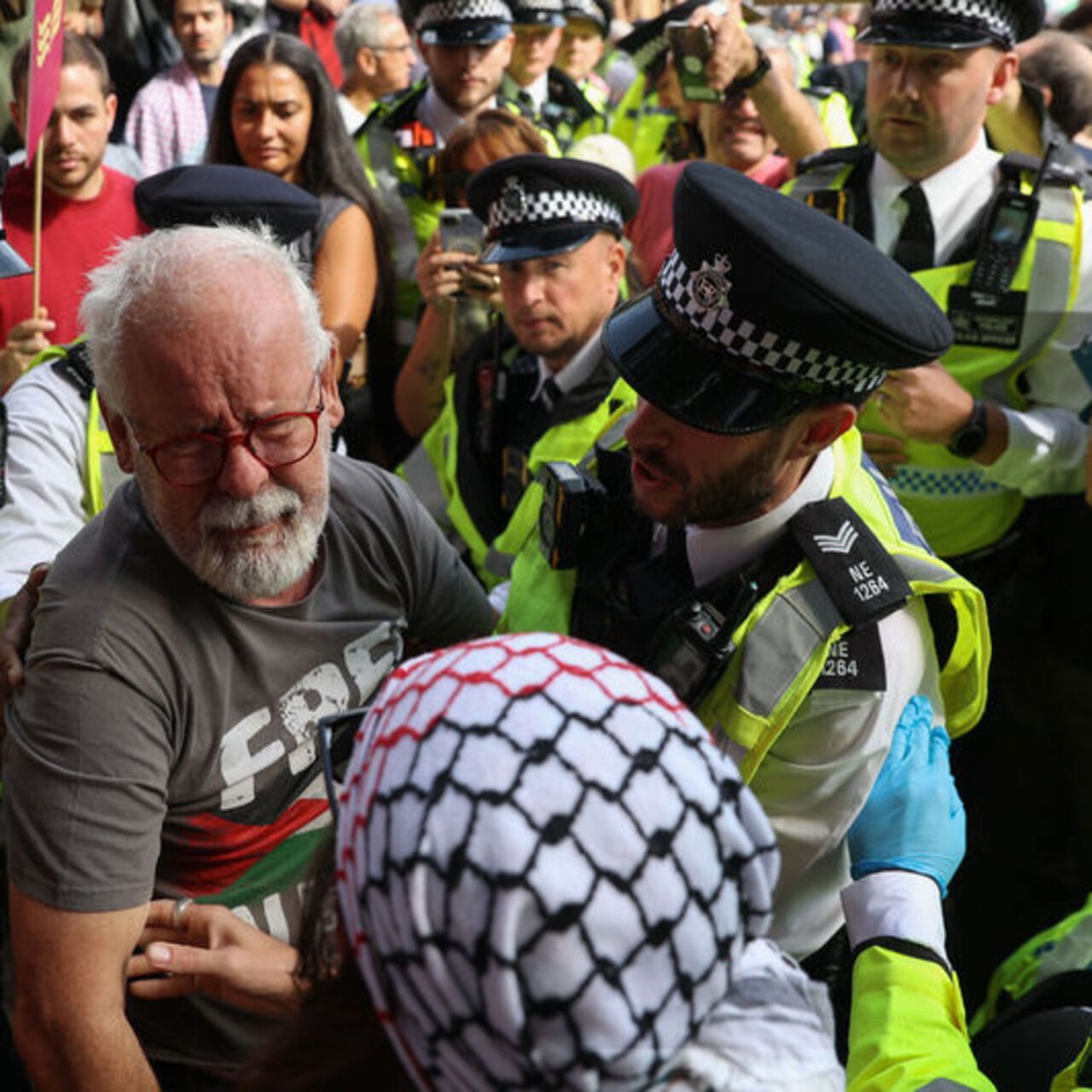 Londra'da Palestine Action'a destek eylemi: En az 425 gözaltı