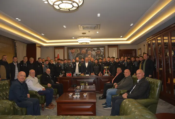 1926 Bulancakspor'dan, Belediye Başkanı Necmi Sıbıç’a ziyaret