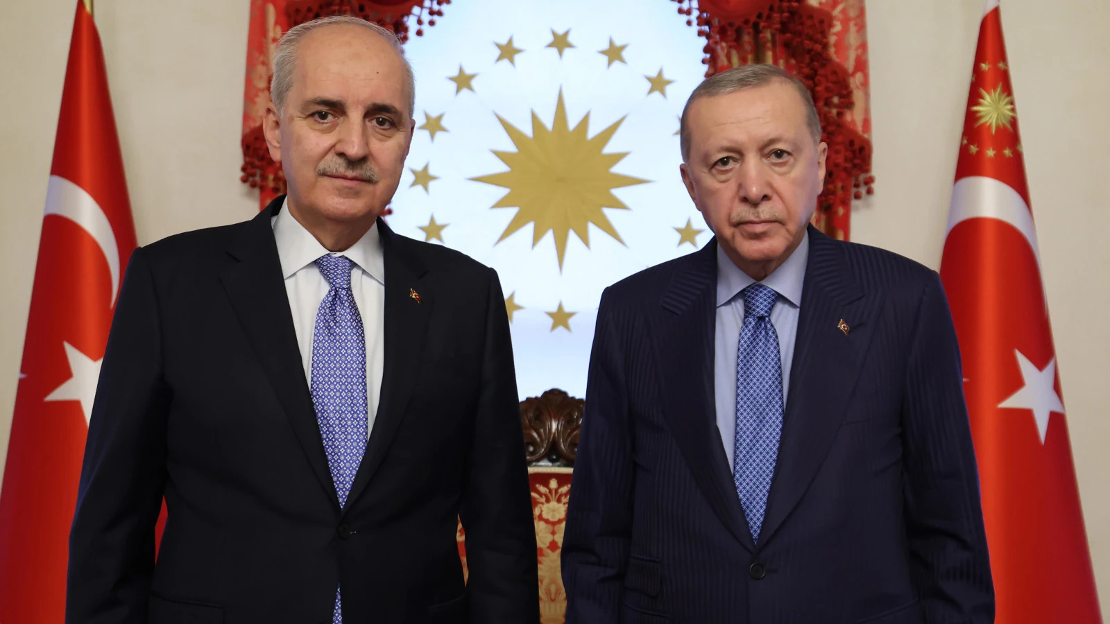 Cumhurbaşkanı Erdoğan, TBMM Başkanı Kurtulmuş ile görüştü