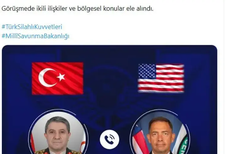 Genelkurmay Başkanı Orgeneral Bayraktaroğlu, ABD Merkez Kuvvetler Komutanı ile görüştü
