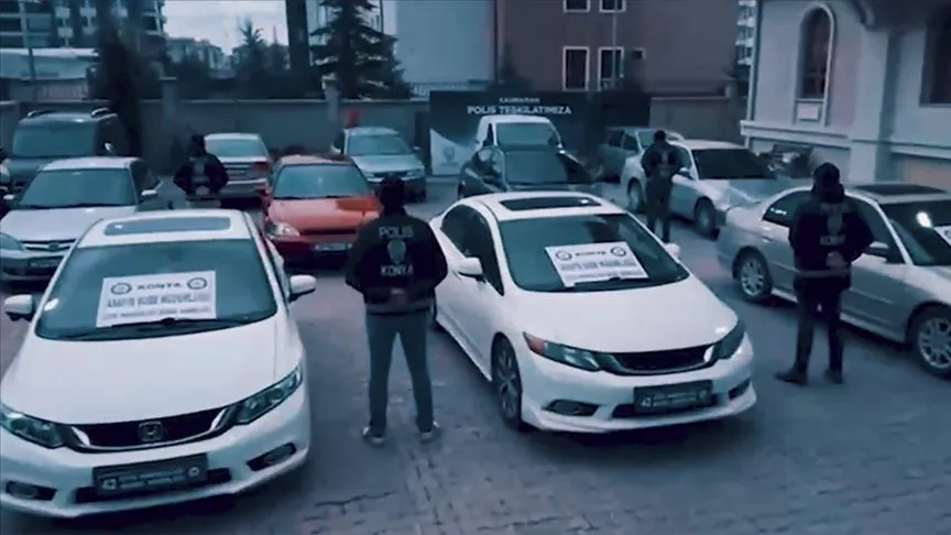 "Change araç" şebekelerine yönelik operasyonlarda 35 şüpheli yakalandı
