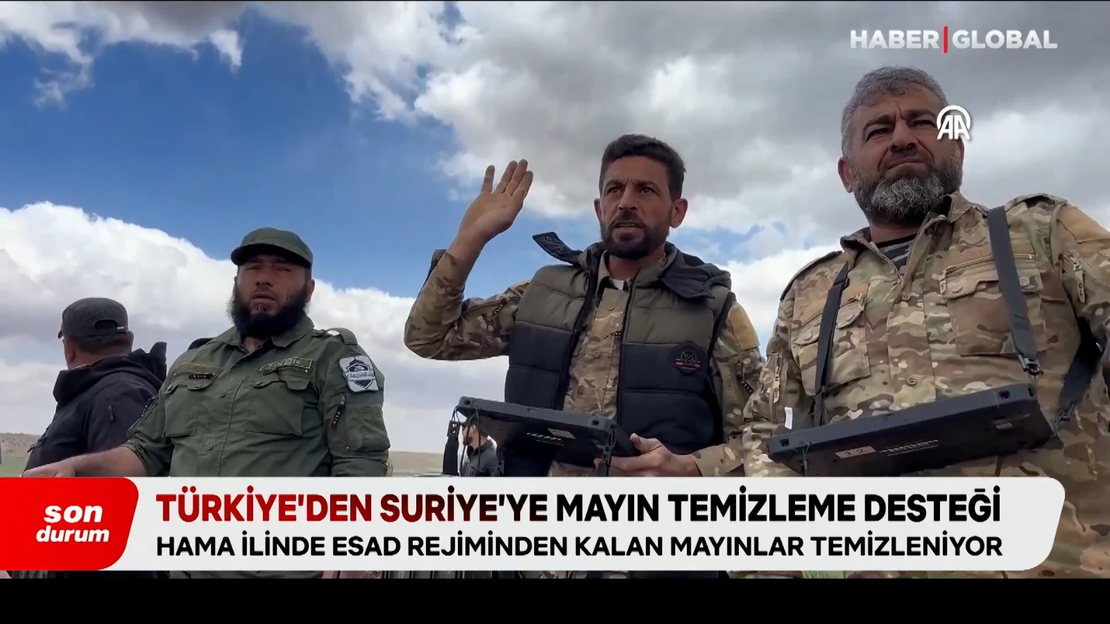 Türkiye'den Suriye'ye mayın temizleme desteği