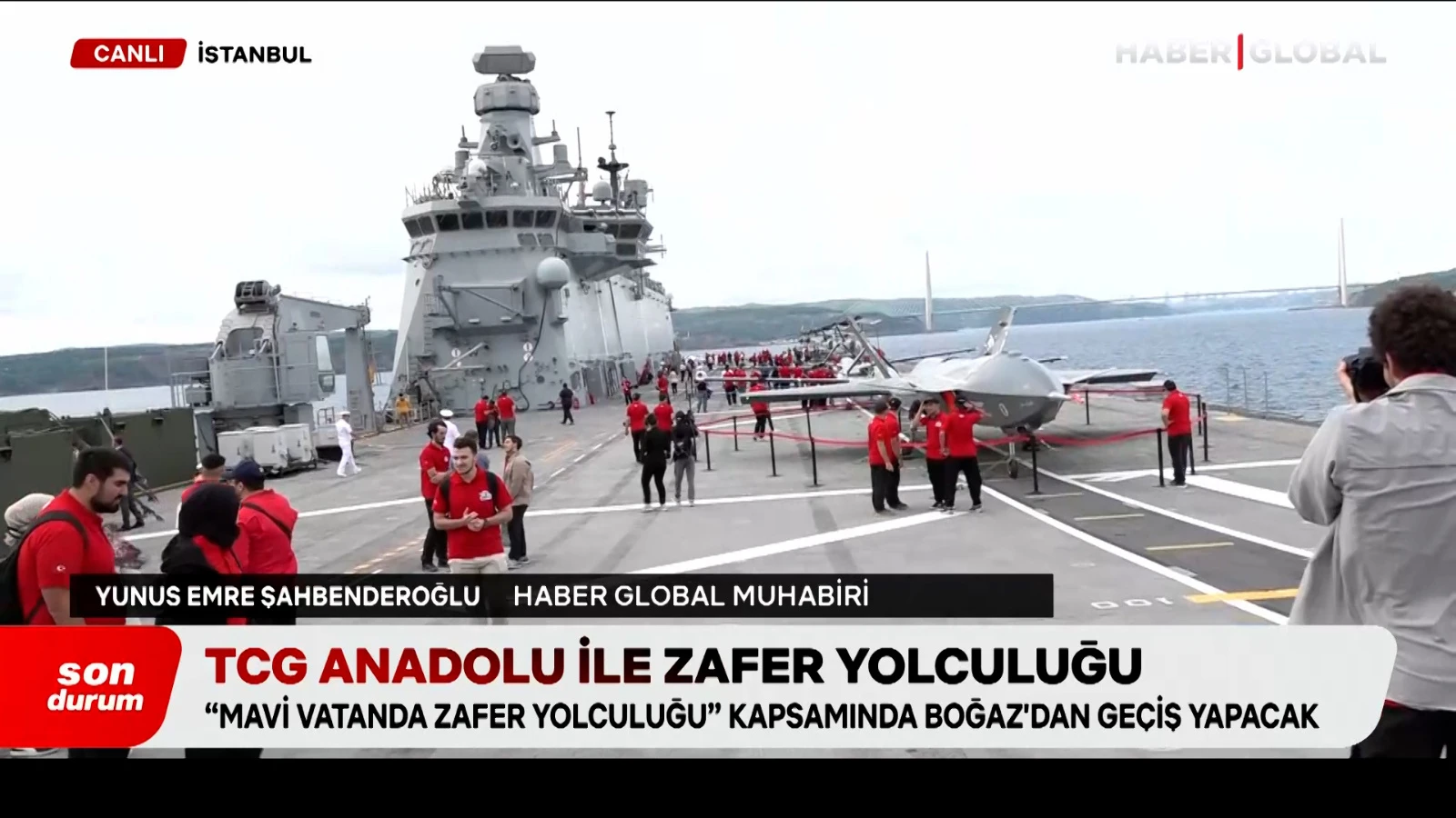 TCG Anadolu ile zafer yolculuğu