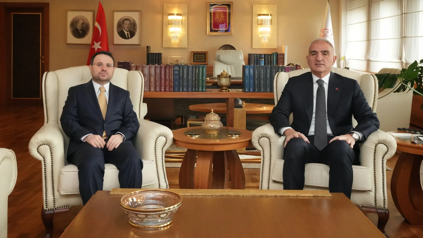 Akın Gürlek'ten Kültür ve Turizm Bakanı Ersoy'a ziyaret
