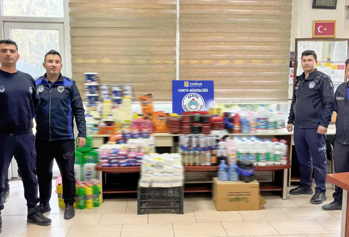 Tarsus Belediyesi bozulmuş ürünlere el koydu
