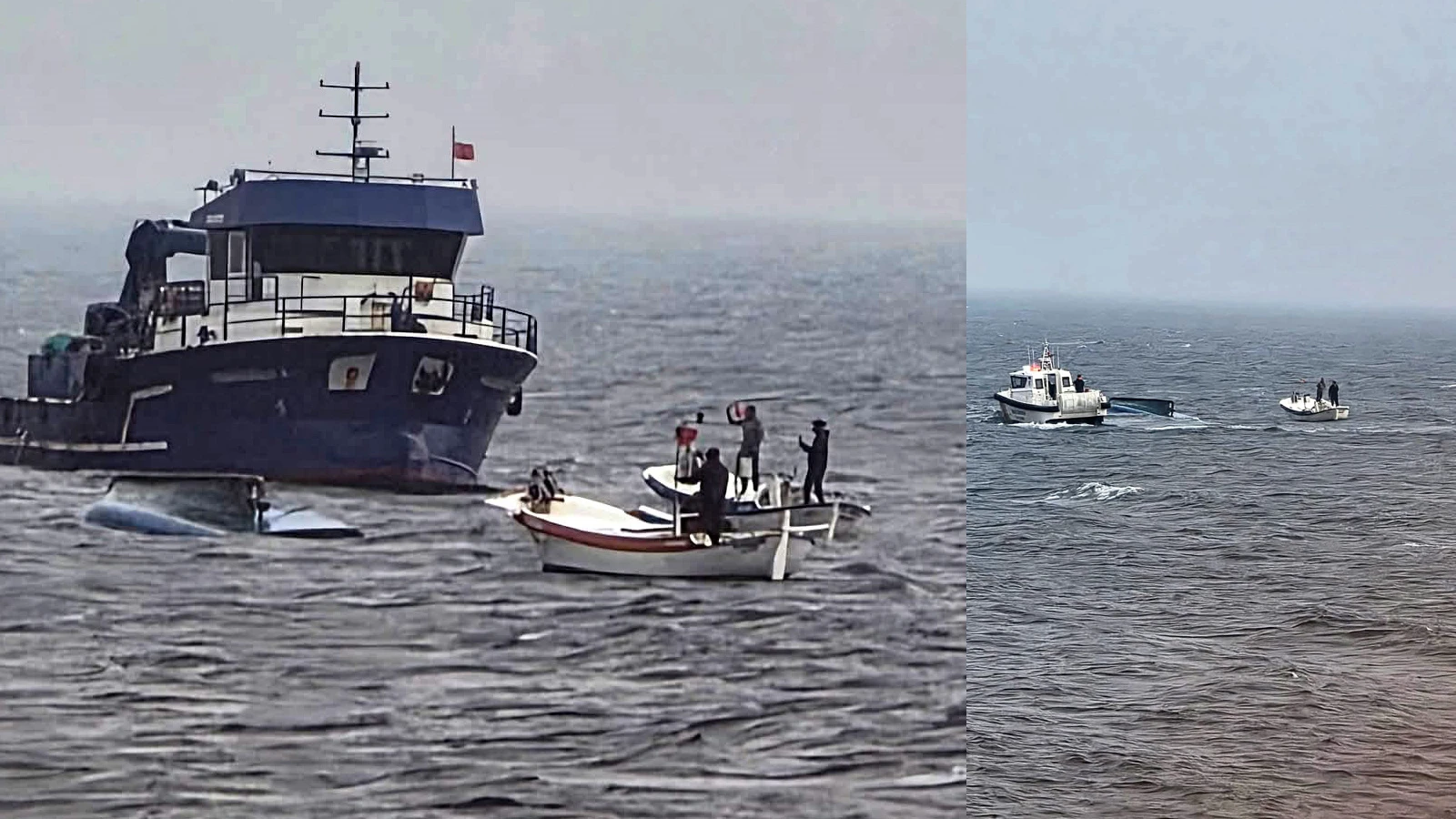Giresun'da balıkçı teknesi alabora oldu: 1 balıkçı öldü, 2 balıkçı kurtarıldı