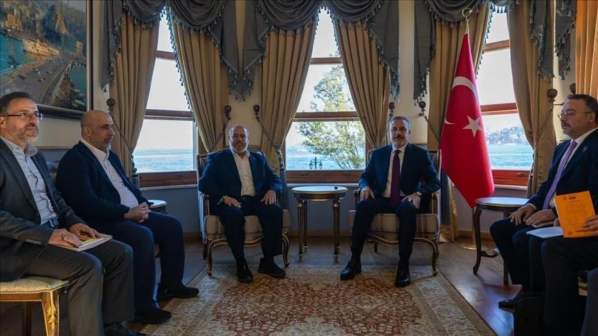 Bakan Fidan, Hamas Siyasi Büro üyeleriyle bir araya geldi