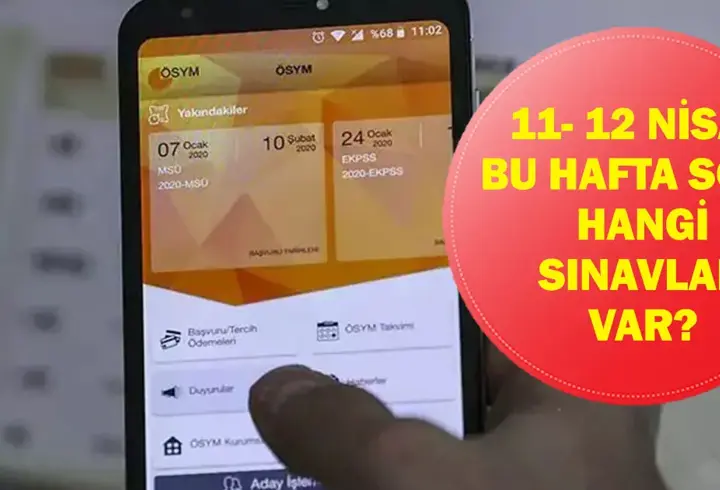 BU HAFTA SONU SINAV VAR MI? YÖS Ne Zaman? 11- 12 Nisan'da Hangi Sınavlar Var?