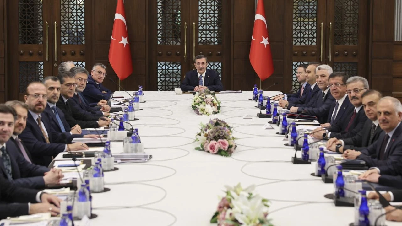 Ekonomi Koordinasyon Kurulu, Cumhurbaşkanı Yardımcısı Yılmaz Başkanlığında Toplandı