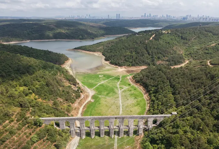 İstanbul- İstanbul'da barajlarda doluluk oranı yüzde 50'ye düştü