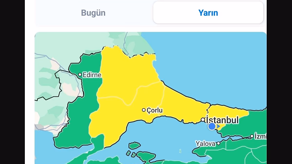İstanbul'da Yağış Yeniden Başlayacak: Kırklareli'nde De Uyarı Var