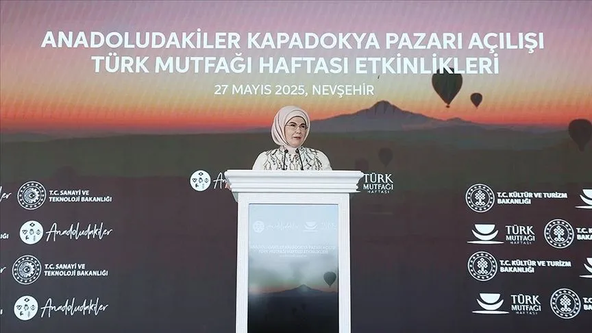 Emine Erdoğan: Türk mutfağı, dünya için halihazırda güçlü bir cazibe merkezidir