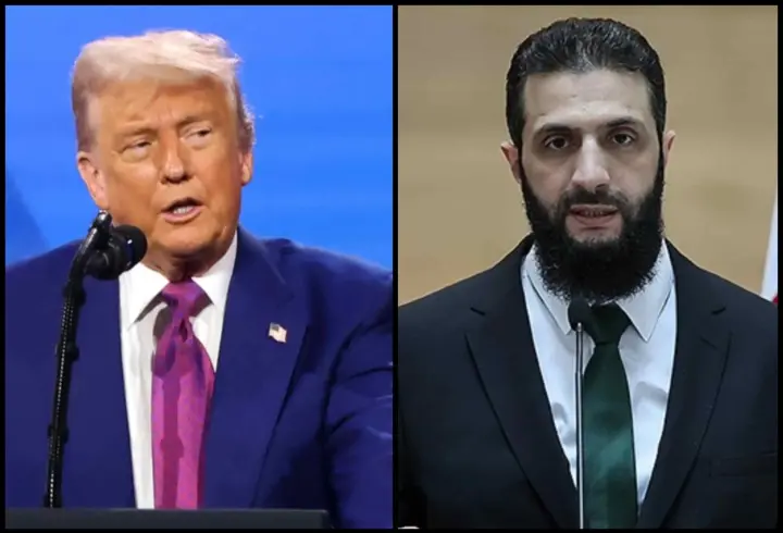 Trump, Suriye Cumhurbaşkanı Şara ile görüşecek! Yaptırımları kaldırma kararı sonrası kutlamalar başladı...
