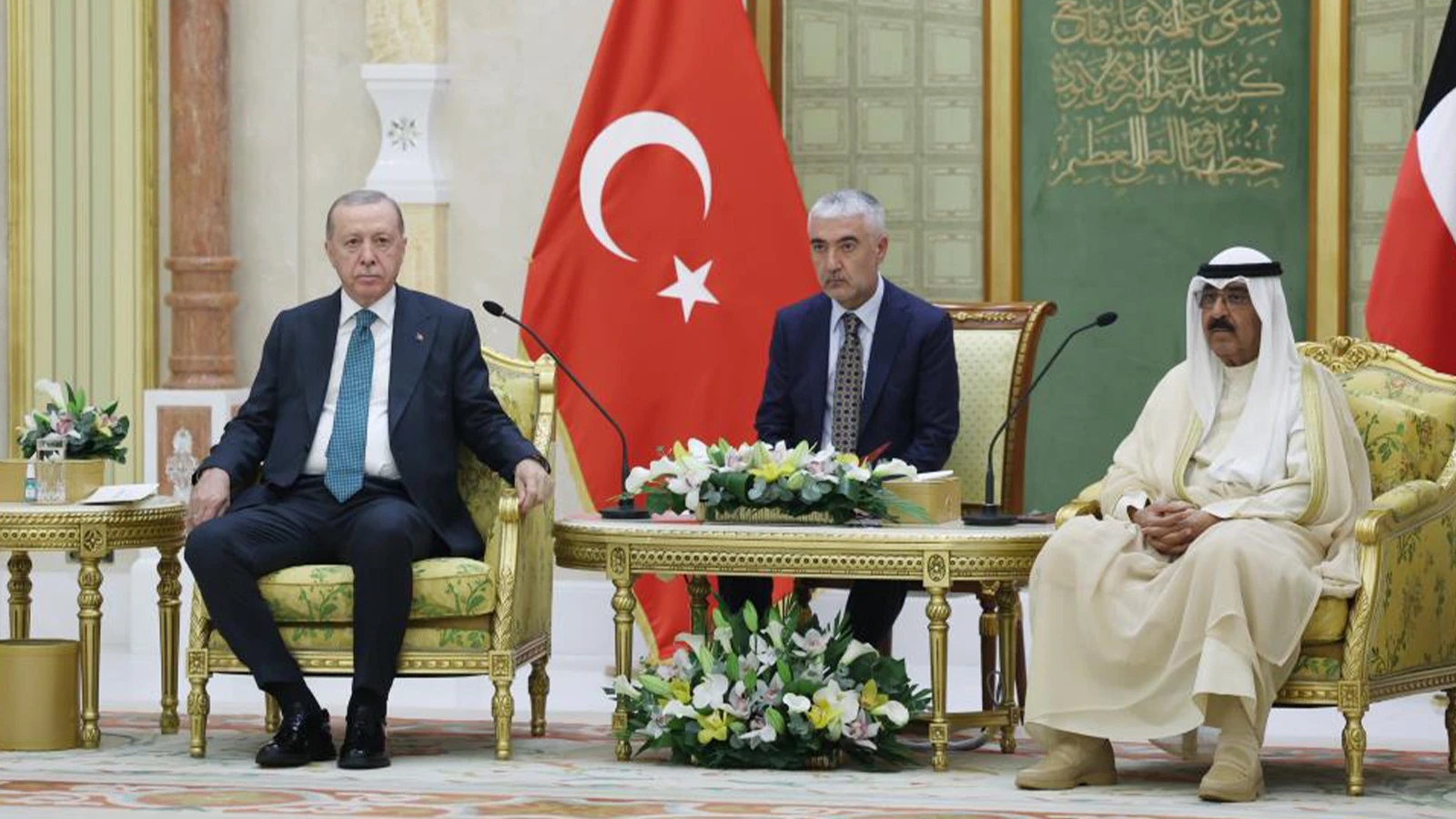 Cumhurbaşkanı Erdoğan, Kuveyt Emiri es Sabah ile görüştü