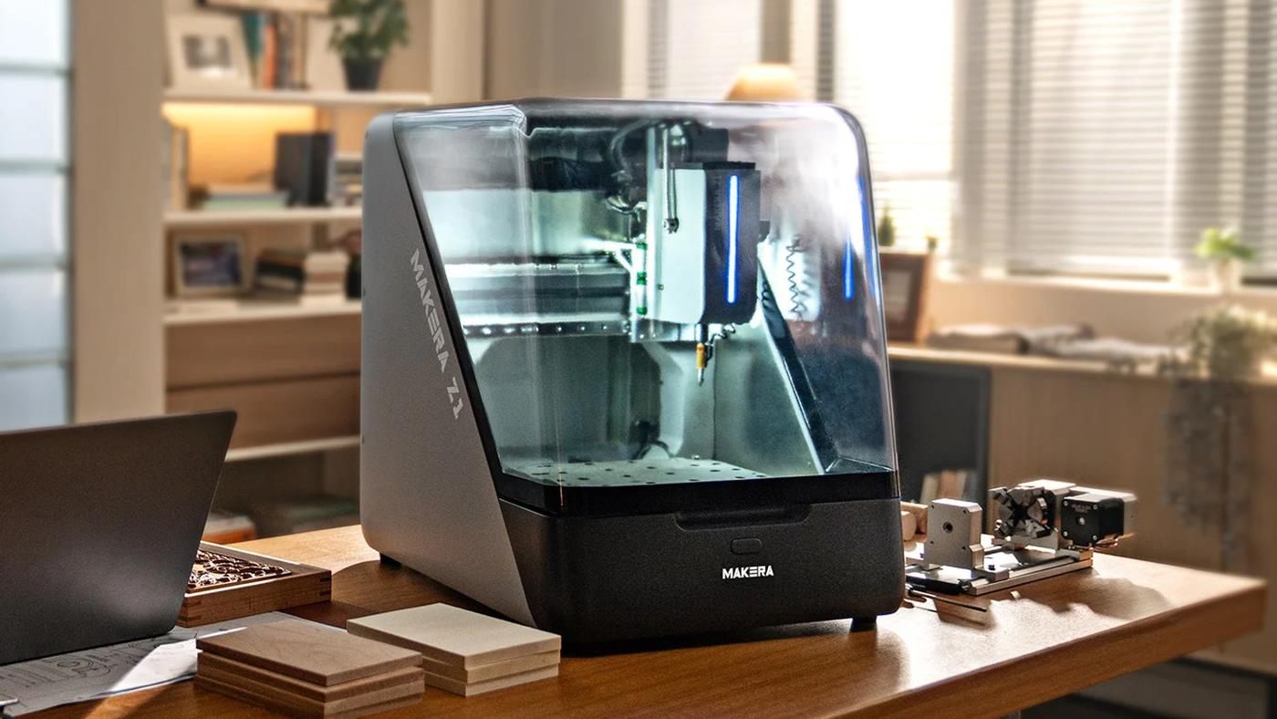 3D yazıcıya alternatif: Uygun fiyatlı masaüstü CNC Makera Z1