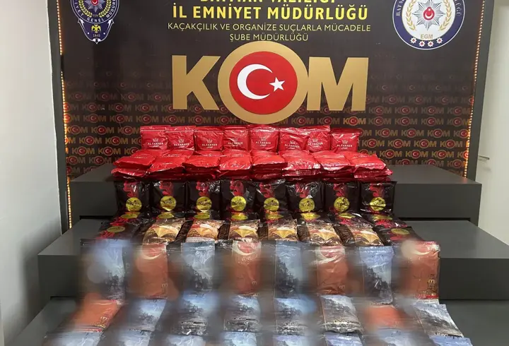 Batman'da gümrük kaçağı 159 kilogram nargile tütünü ele geçirildi