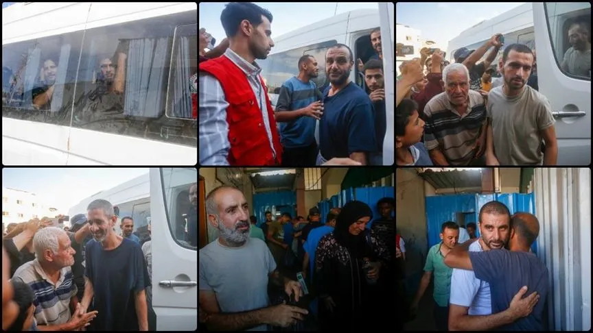 İsrail, ağır koşullarda alıkoyduğu 10 Gazzeliyi serbest bıraktı