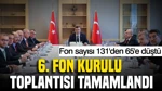 6. Fon Kurulu Toplantısı Tamamlandı: Fon Sayısı 131'den 65'e Düştü