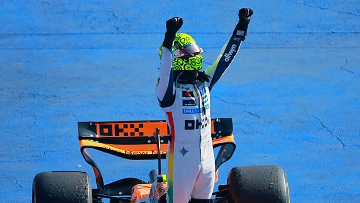 Lando Norris Meksika’da zaferle şampiyona liderliğine yükseldi!