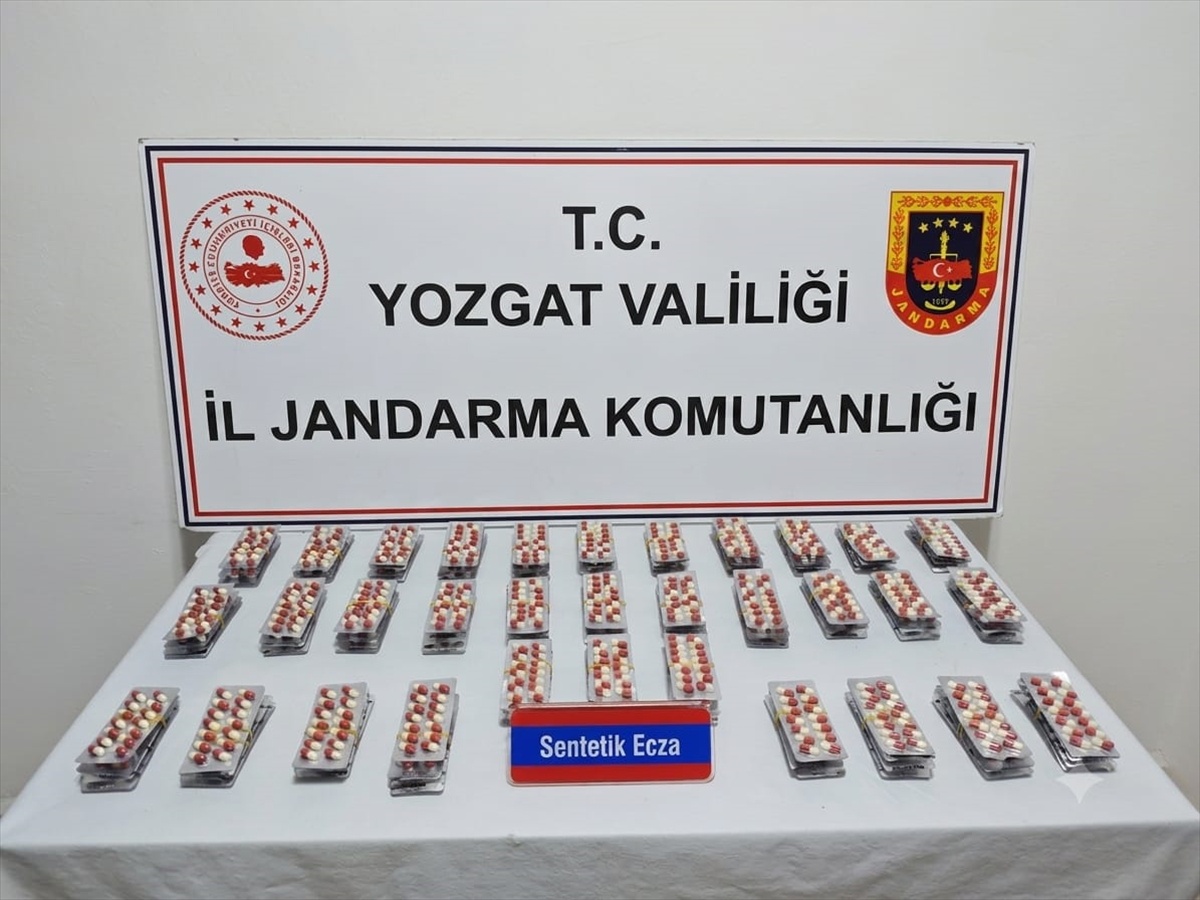 Yozgat'ta sentetik hap operasyonu: 3 gözaltı