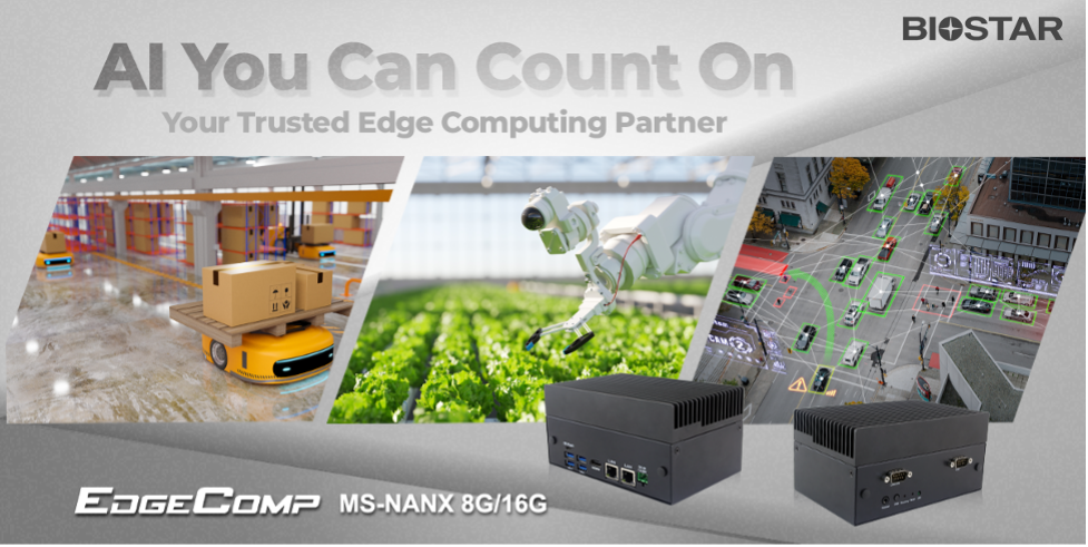 BIOSTAR’dan Uç Bilişim İçin Yapay Zeka Canavarı: EdgeComp MS-NANX