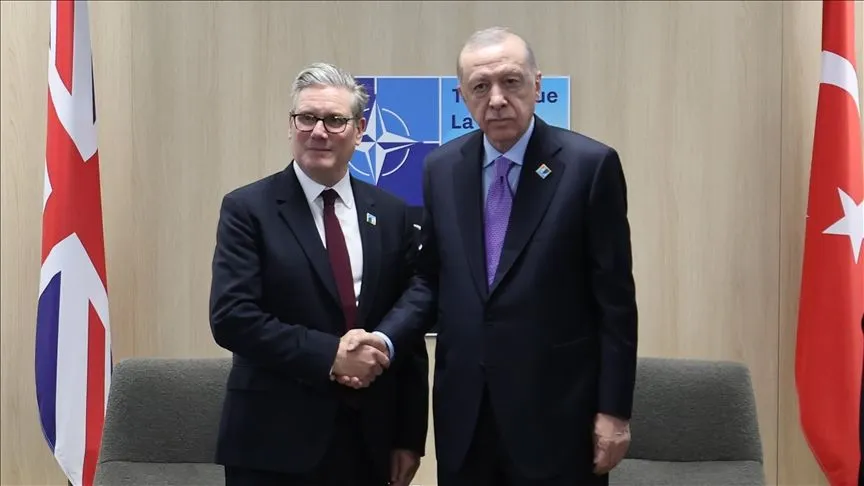 Cumhurbaşkanı Erdoğan, İngiltere Başbakanı Starmer ile bir araya geldi