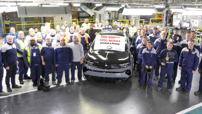 500.000’inci Opel Mokka üretim hattından indirildi