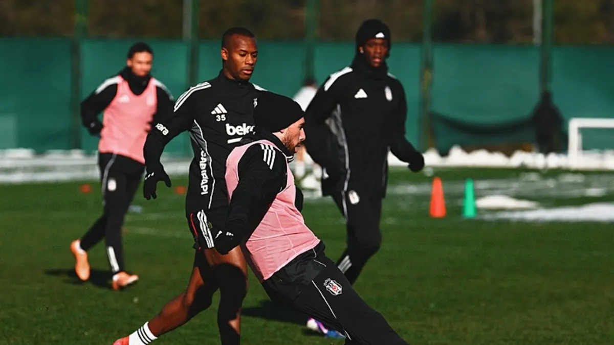 Beşiktaş'ta Antalya kampı öncesi son idman