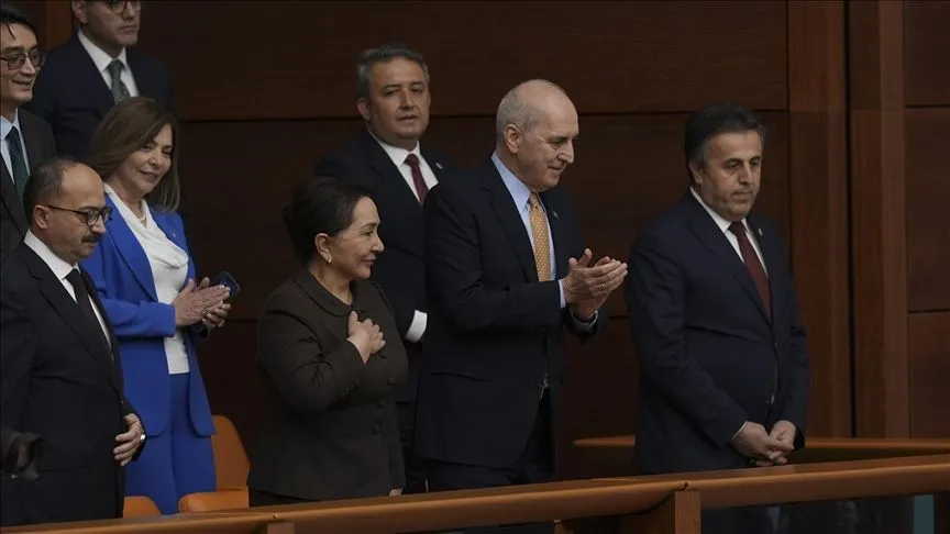 TBMM Başkanı Kurtulmuş, Özbekistan Ali Meclisi Senato Başkanı Narbayeva ile görüştü
