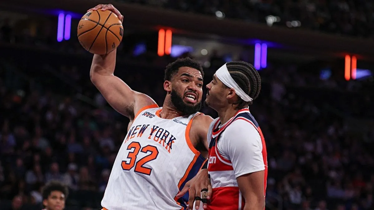 Karl-Anthony Towns "double-double" yaptı New York Knicks iki maç sonra kazandı