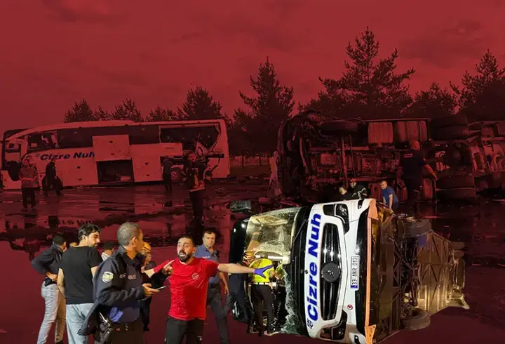 Son dakika haberi: Otobüs ile tanker çarpıştı: 35 yaralı