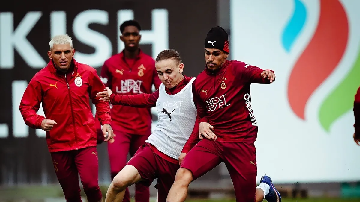 Galatasaray, Trabzonspor maçının hazırlıklarını sürdürdü