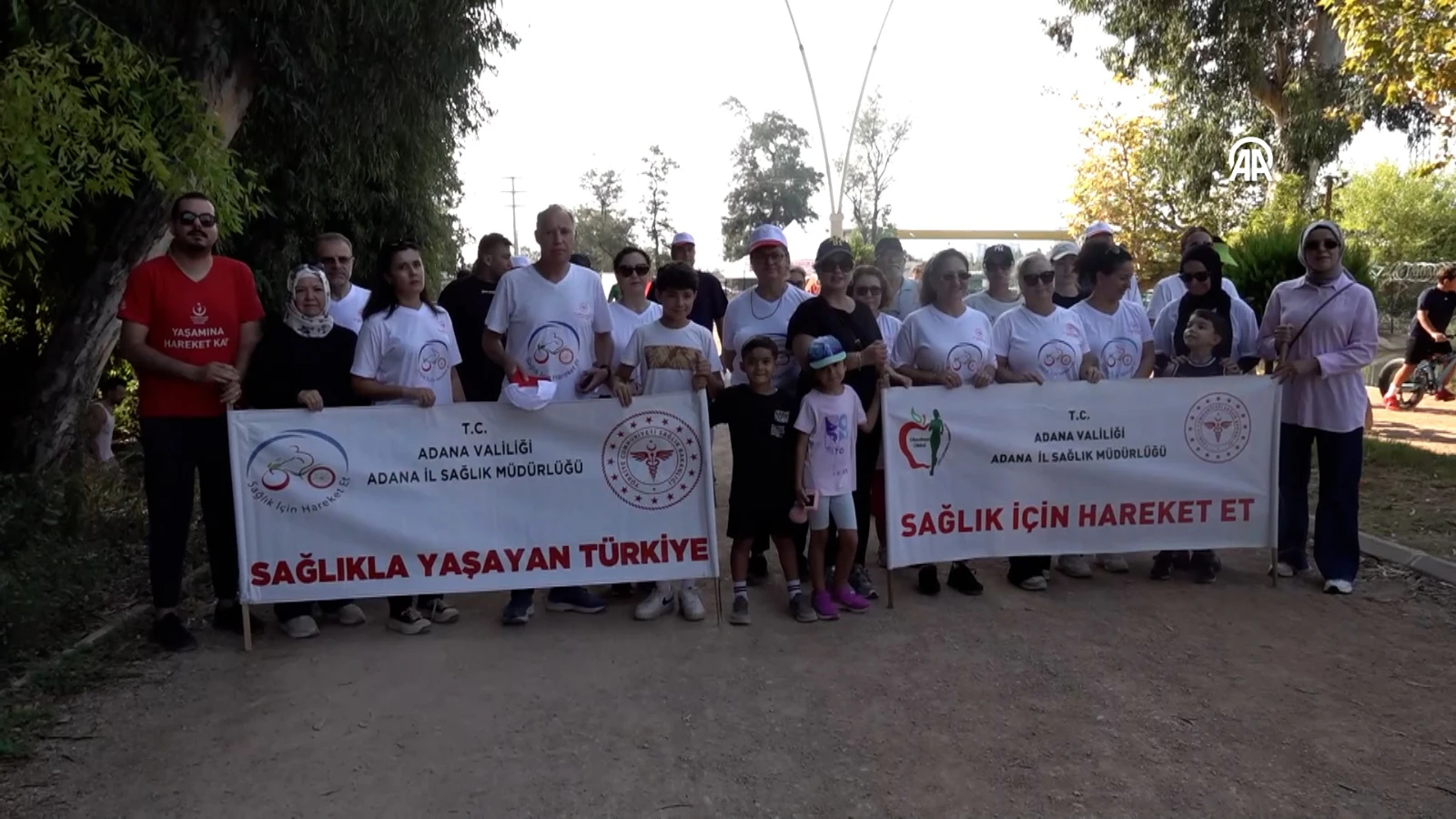 Adana'da sağlıklı yaşam için yürüyüş